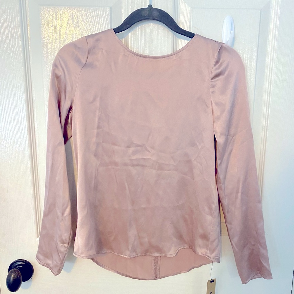 Reformation Silk Long Sleeve - NWT
